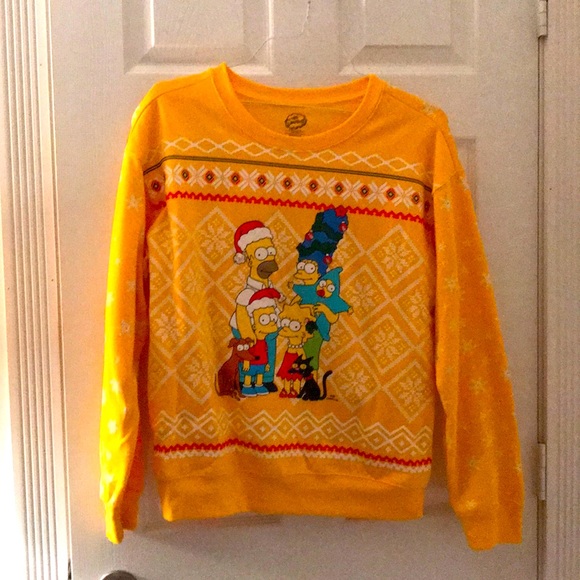 ugly christmas sweater simpsons